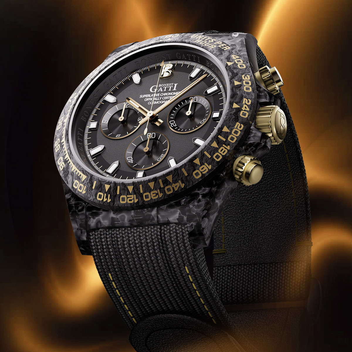 German Bugatti Bonest Gatti Watch Fully Automatic Mechanical Watch Men's Watch Wholesale Factory Direct Sales Cross-Border