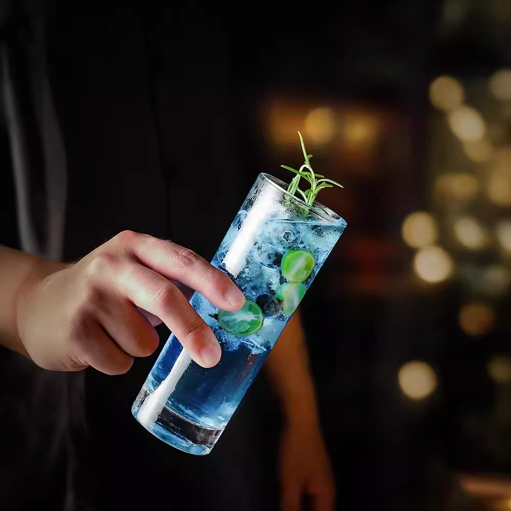 Taza de bar de Collins Taza de cristal recta Taza de té helado de Long Island Taza de mezcla Taza de Gin Tonic Taza de mojito Taza de cóctel