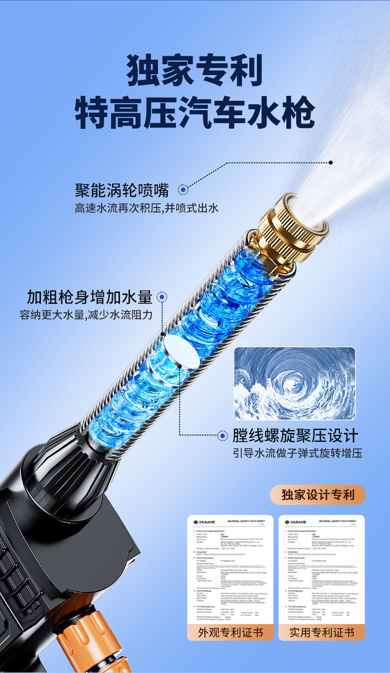 220v High Pressure Car Washer Portable