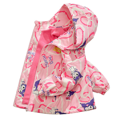 Women's 2024 Spring and Autumn New Warm Fleece Jacket Stylish Children's Windproof Coat Thin Fleece Winter and Autumn One-Piece Fleece Windbreaker