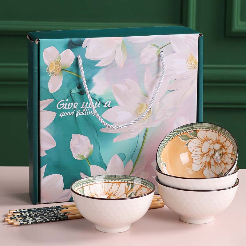 Ceramic Tableware Blue and White Porcelain Bowl Chopsticks Gift Set Opening Activities Creative Gift Set Bowl Gift Will Sell Small Gifts Ceramic Tableware Blue and White Porcelain Bowl Chopsticks Gift Set Opening Activities Creative Gift Set Bowl Gift Will Sell Small Gifts