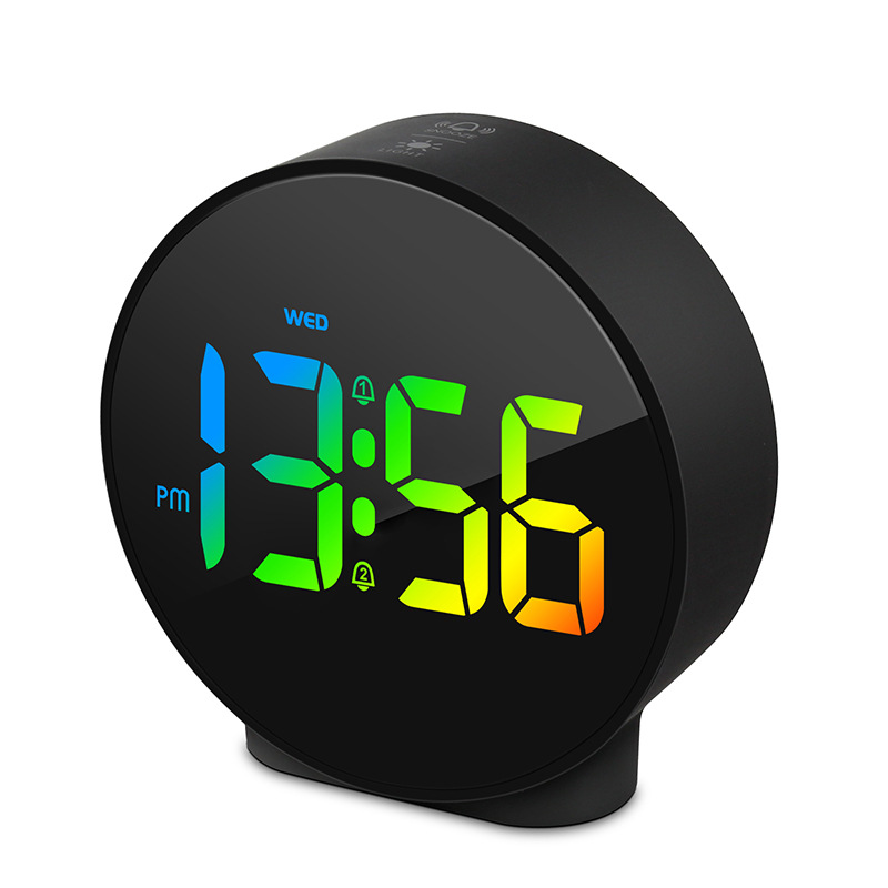 Alarm Clock Silent Simple Bedside Creative Electronic Clock Bedroom Living Room Digital Clock Luminous Desk Clock
