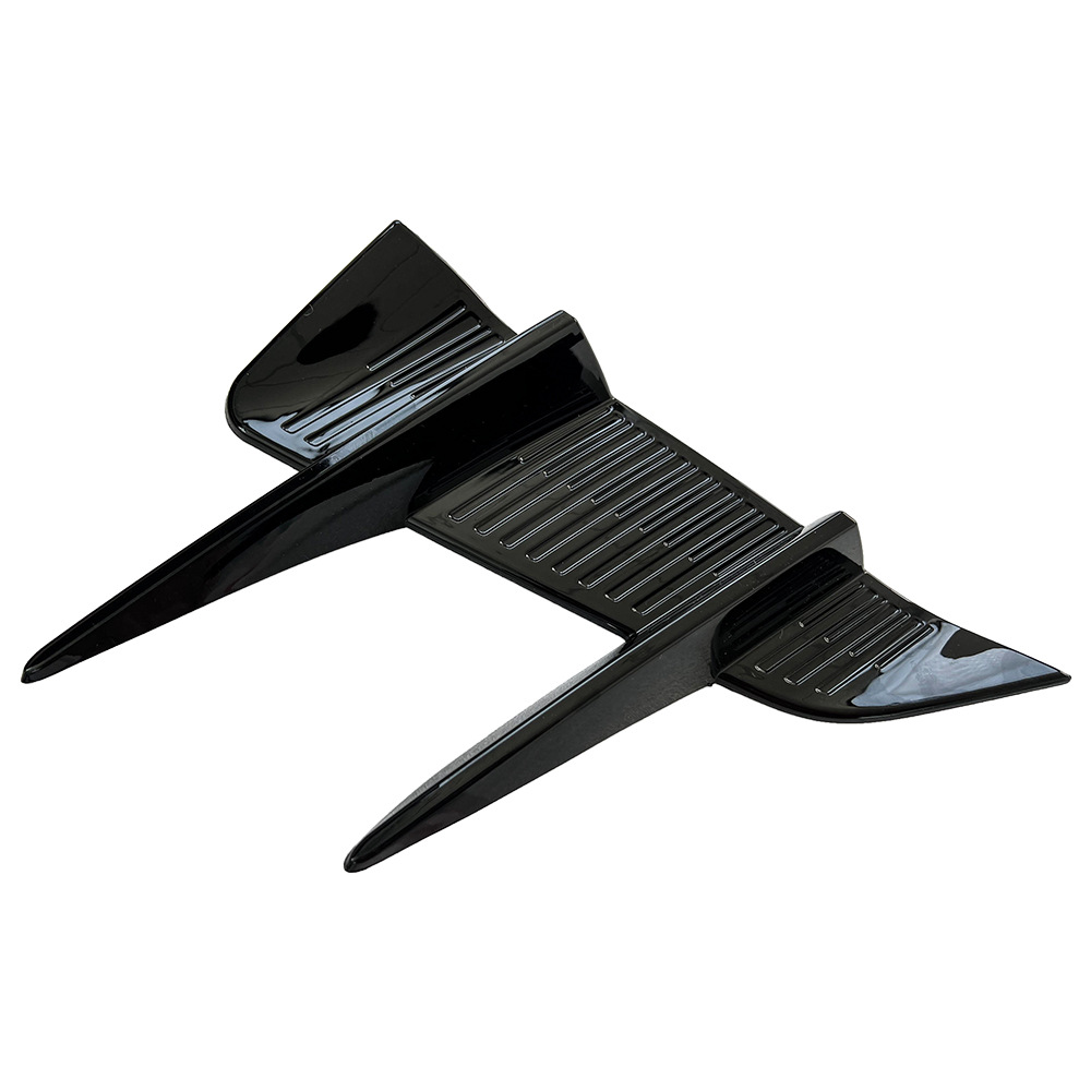 Suitable for Mg4 Ev Mulan Front Bumper Wind Blade Fang Decoration, Mulan Exterior Modification Front Bumper Blade Decoration Sticker