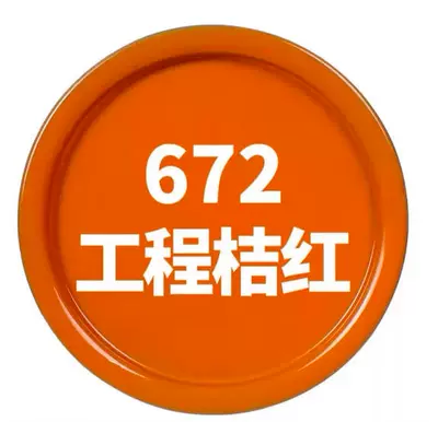 Avtomobil boyası self-painting hand paint color - 672-li-painters-project-orange-paint-net-content-238g1-bottle