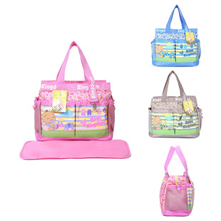 Cross-border new portable mother and baby bag large capacity travel baby supplies storage bag multifunctional mummy bag