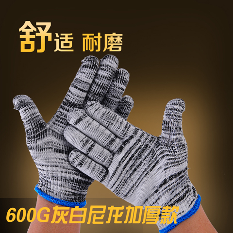 회색 흰색 나일론 600 그램 더러운 두께 12 쌍