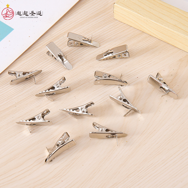 Christmas tree decorative flower clip Korean duck bill clip DIY gift clip manufacturers wholesale accessories large price excellent