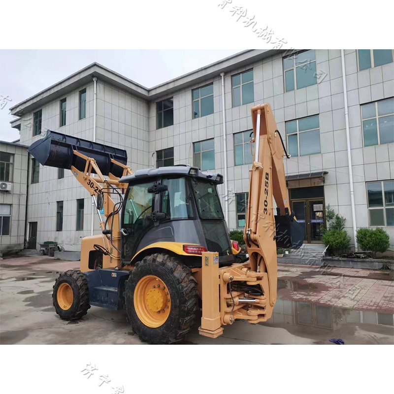 前装后挖工程施工车 重庆贵州常供两头忙铲车 轮式挖掘装载一体车