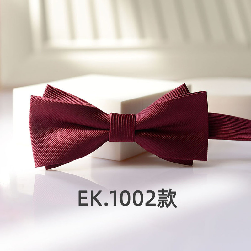 韩版领结男士黑色红色新郎伴郎结婚婚礼西装衬衫蝴蝶结礼服配饰潮|undefined