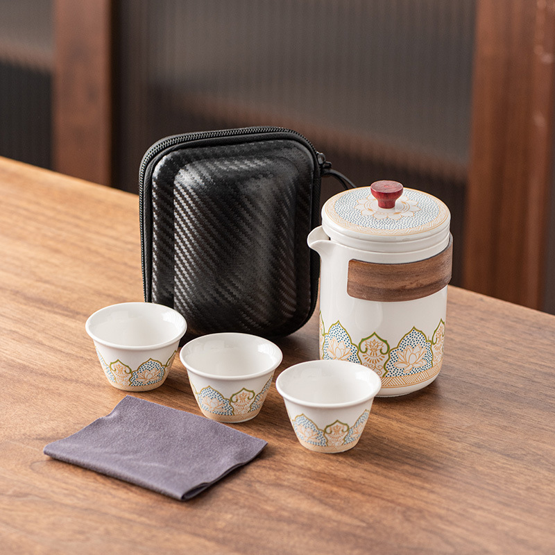 旅行茶器携帯用工夫茶器セット卸売り日本式屋外快客杯祝日会社ビジネスプレゼント|undefined