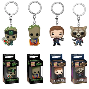 Брелок Pocket Pop! Funko «Galaxy Guardians», 4 дизайна, фигурка ≈4 см, в коробке 5×4×7,5 см