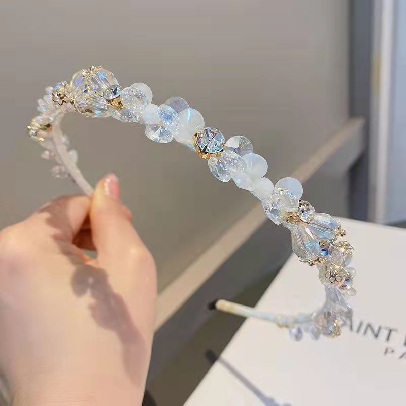 Fashion Geometric Artificial Crystal Rhinestone Hair Band display picture 5