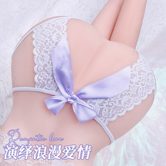 顏蓓薇廠家批發丁字褲蕾絲薄款性感低腰露臀免脫大碼激情撩人117