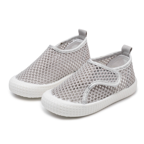 Summer Children Magic Mesh Net Shoes for Boys and Girls, Single Layer Mesh Shoes for Babies, Soft Sole Hole Shoes, Cool Shoes for Export