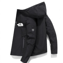 跨境北脸夹克男2025秋季新款潮流学生服休闲夹克男士连帽外套男装