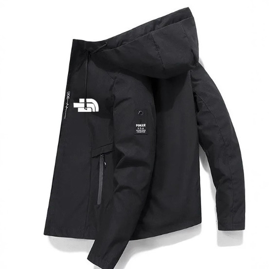 Cross-Border North Face Jacket Men's 2025 Autumn New Trendy Student Uniform Casual Jacket Men's Hooded Jacket Men's Clothing