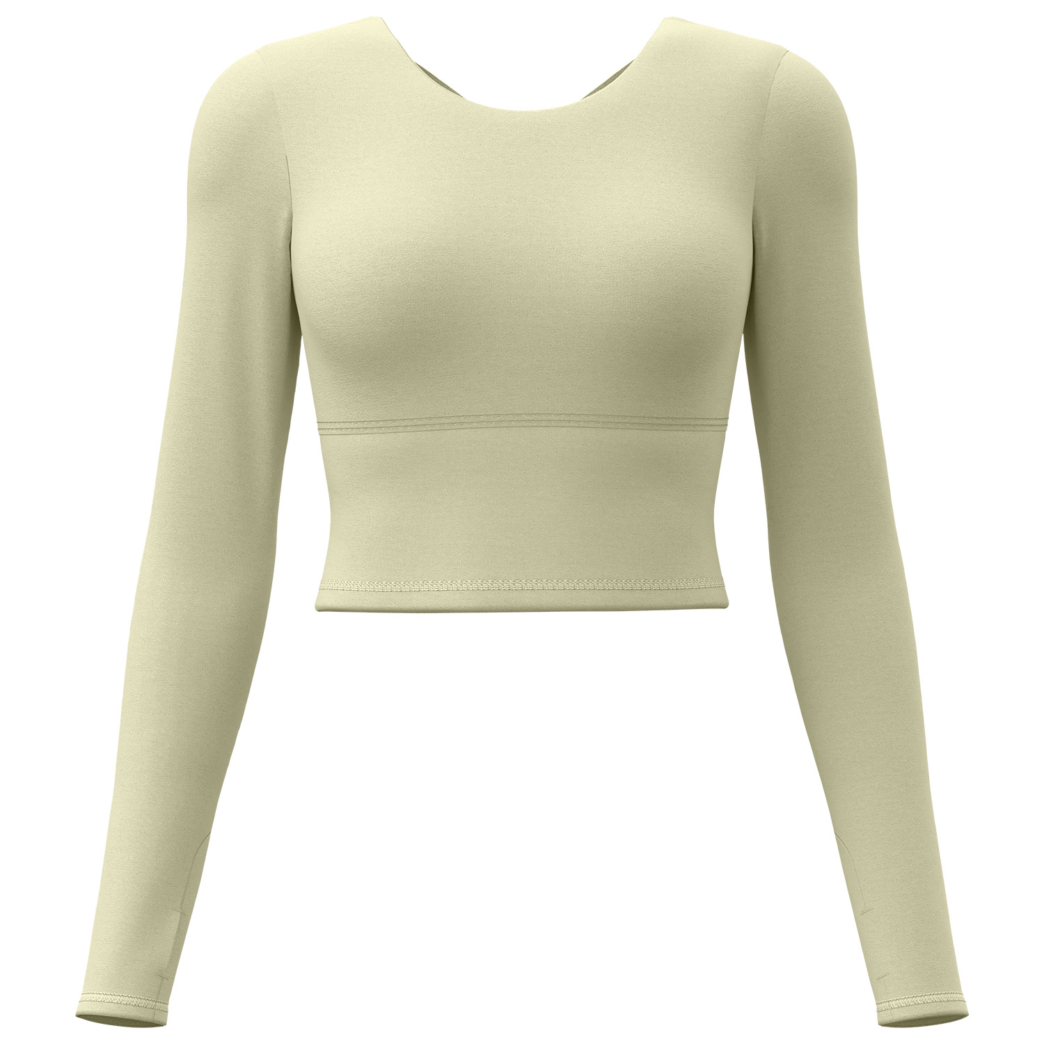 Juyitang Cruz espalda ropa de yoga sin desgaste sujetador de secado rápido deportes superior adelgazamiento fitness yoga manga larga mujeres