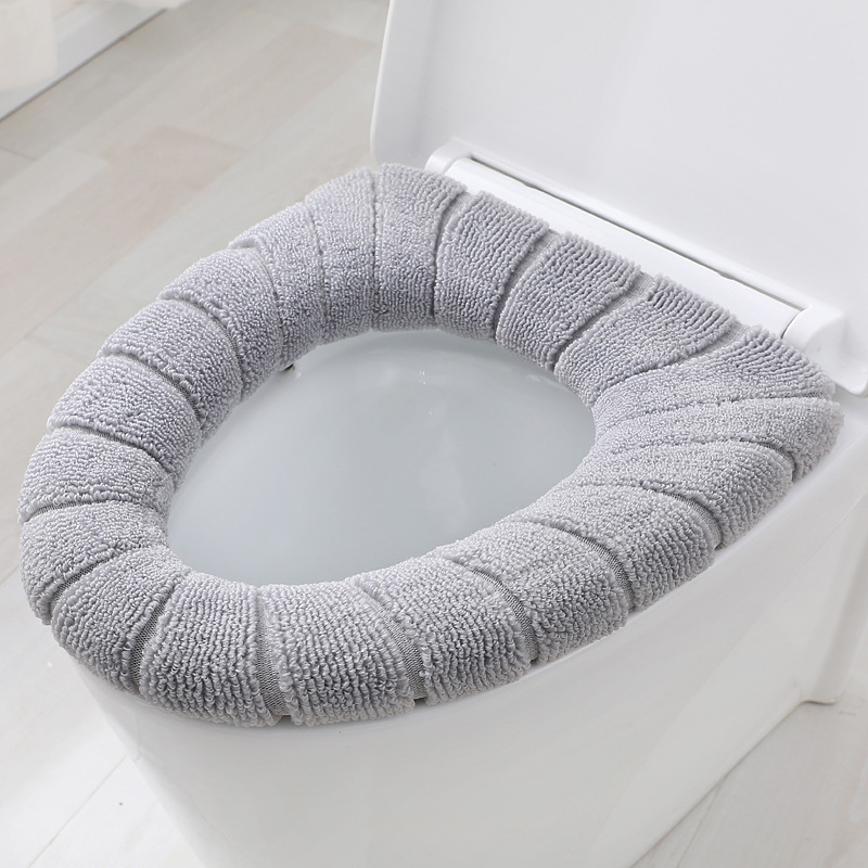 Espesado cálido asiento del inodoro cojín hogar invierno estilo Nórdico poliéster Universal Inodoro cojín de alta calidad