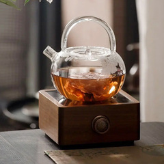 家用小型煮茶電陶爐玻璃提梁壺耐熱加厚泡茶壺冷泡壺可明火燒煮水