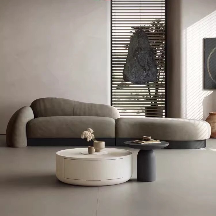 Italian Minimalist Curved Fabric Sofa Master Design Italian Fashion Creative Modern Simple Angle Pebble Sofa Italian Minimalist Curved Fabric Sofa Master Design Italian Fashion Creative Modern Simple Angle Pebble Sofa
