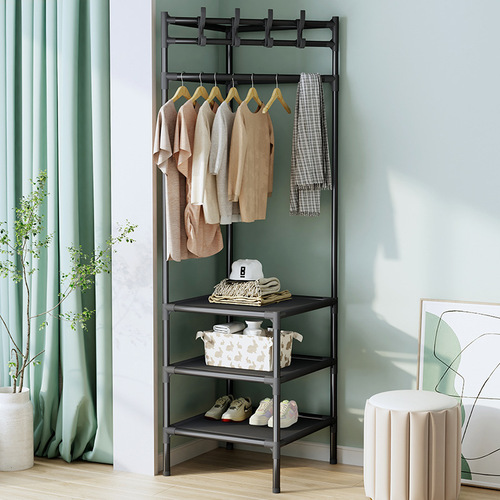 Corner coat rack, floor-standing bedroom, Internet celebrity corner coat rack, corner simple storage rack, indoor household coat rack