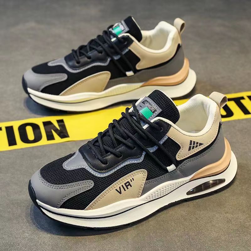 Zapatos deportivos para hombres nuevos zapatos casuales transpirables de malla de estilo coreano zapatos de moda zapatos de viaje zapatos ligeros para correr para hombres al por mayor