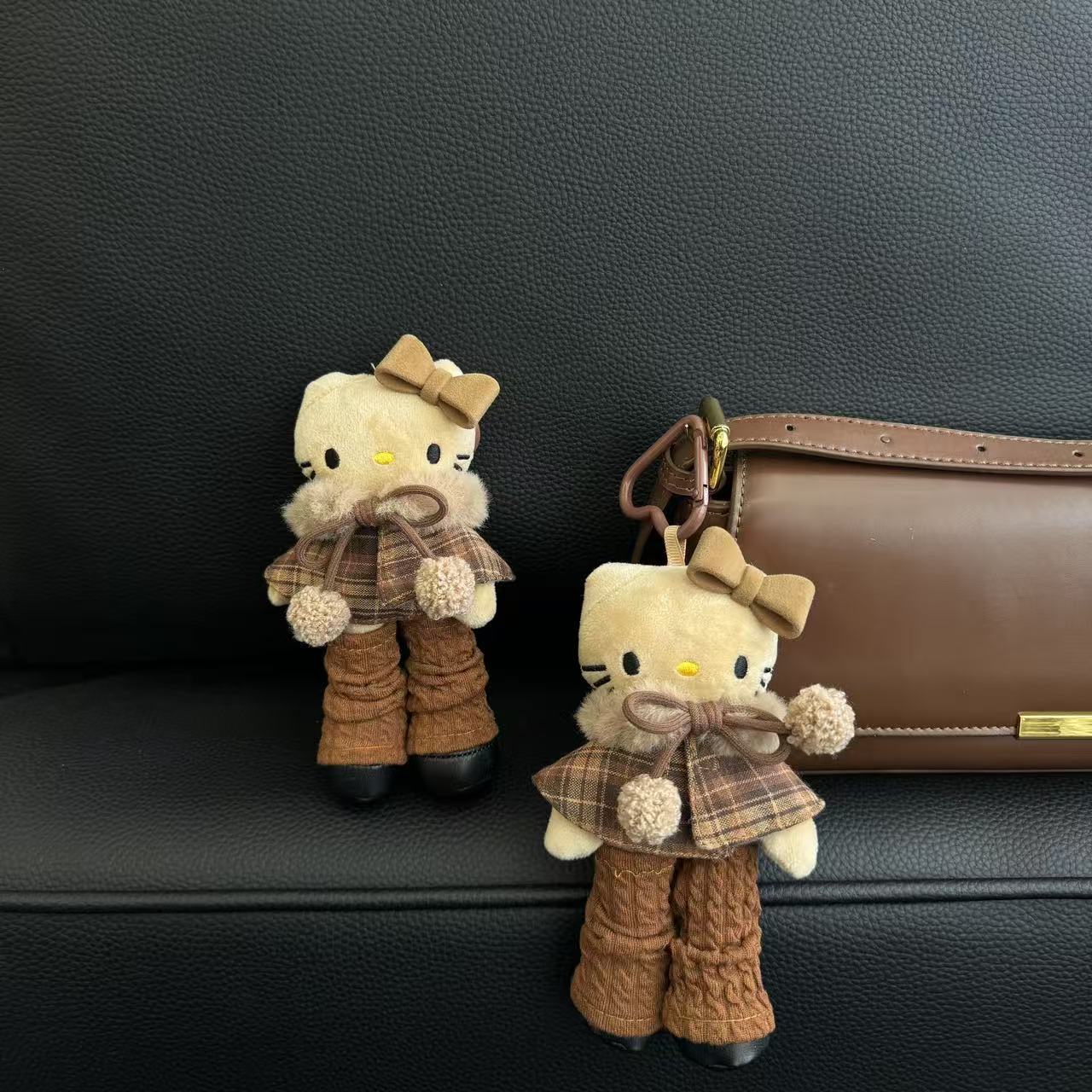 新品可爱いロングレギンスキティぬいぐるみスカートきせかえ人形ドレスins风人形饰りリュックサックキーホルダー