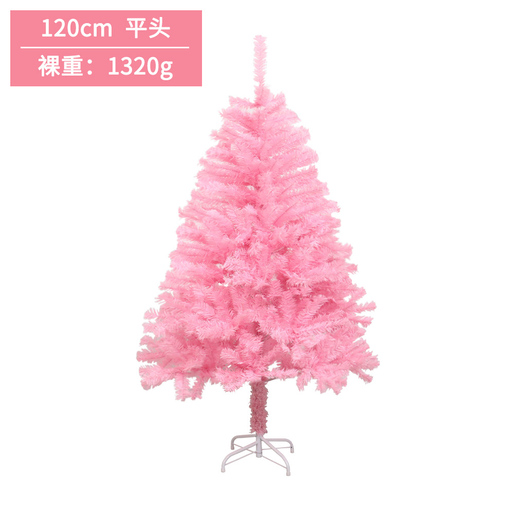 Flor de cerezo Rosa árbol de Navidad centro comercial ventana decoración de Navidad señaló cifrado de cabeza plana simulación de Navidad árbol decorativo