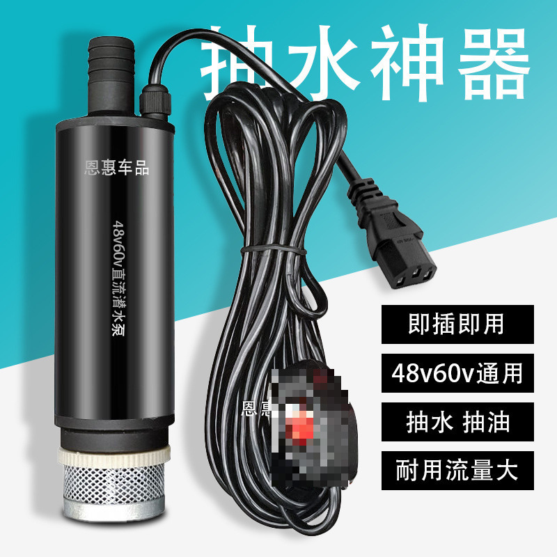 Dc Water Pump Watering Vegetables 12V24V48V60V Agricultural Marine Electric Water Pump Battery Car Water Pump