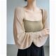French Style Waistle Ice Silk Knitted Sunscreen Cardigan Women's Spring and Autumn Thin Shawl Summer Overshirt Top