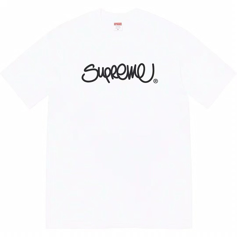 新しいアメリカのトレンディなストリートブランドミラノクロススモーククラシックユニセックスルーズで多用途なレターTシャツ|undefined
