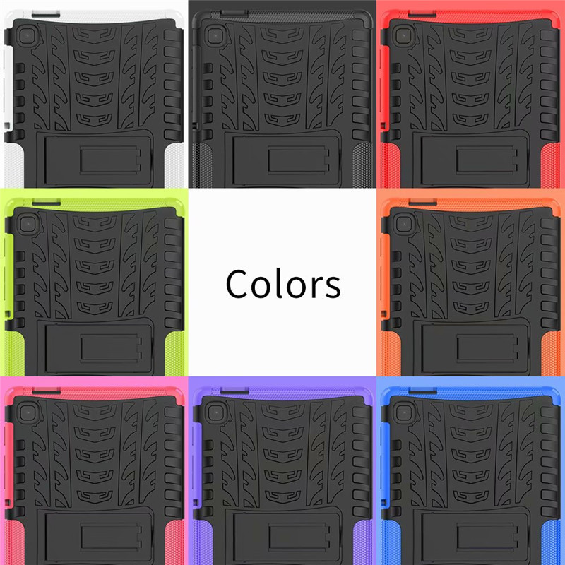 For Samsung Tab A7 Lite 8.7 inch T220 bracket leather case SM-T225 soft and hard rubber protective shell