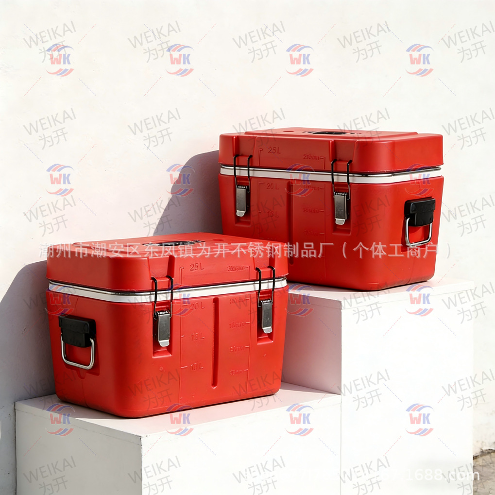 Caja de acero inoxidable extraíble Caja térmica fría de gran capacidad Food warmer instaled Bucket