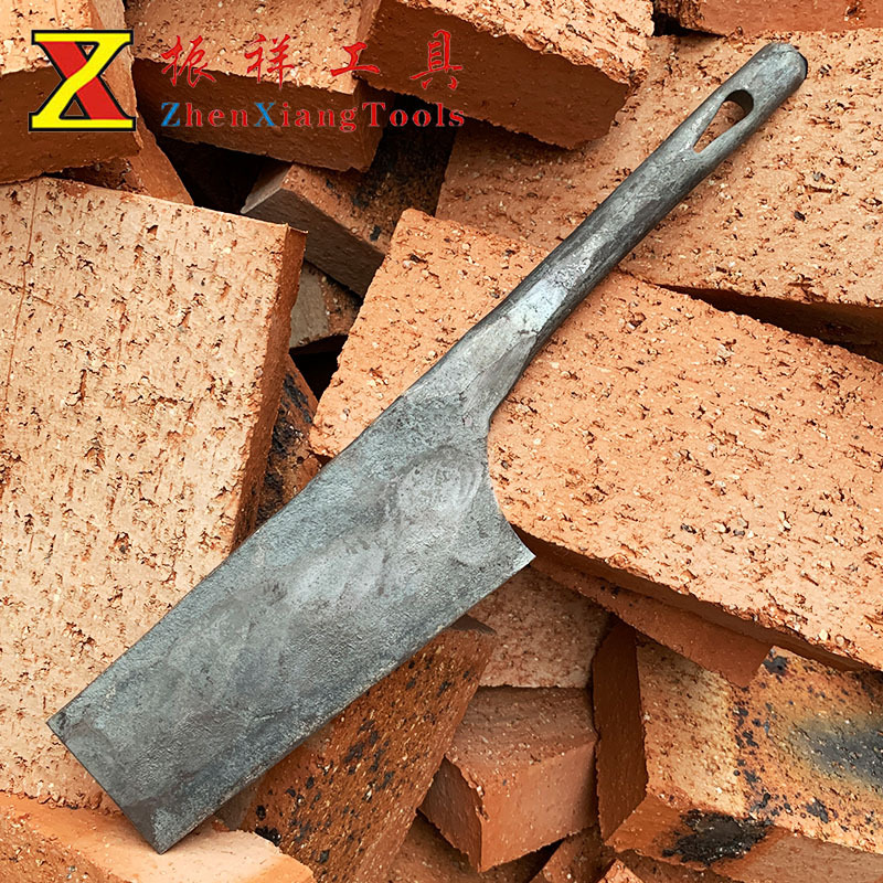 建筑砌刀瓦刀手工打砖刀单面泥刀泥瓦匠加厚瓦工砌墙工具单面砖刀