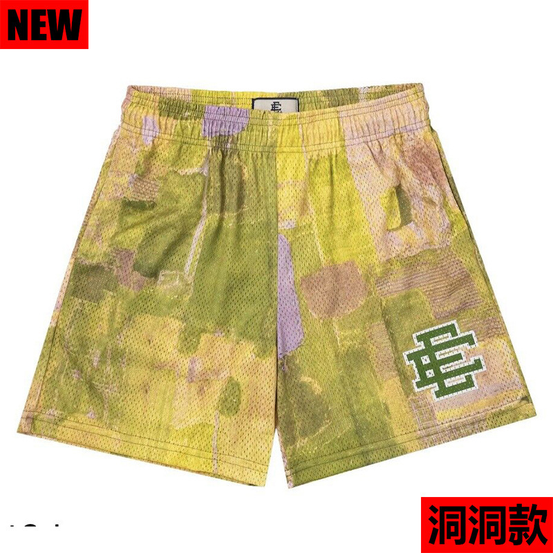 Eric Emanuel EE Pantalones cortos de malla para hombres y mujeres, pantalones de baloncesto deportivo de cuatro puntos