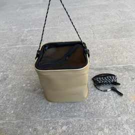 特价清仓钓鱼桶EVA打水桶户外手提式折叠鱼箱活鱼箱渔具垂钓用品