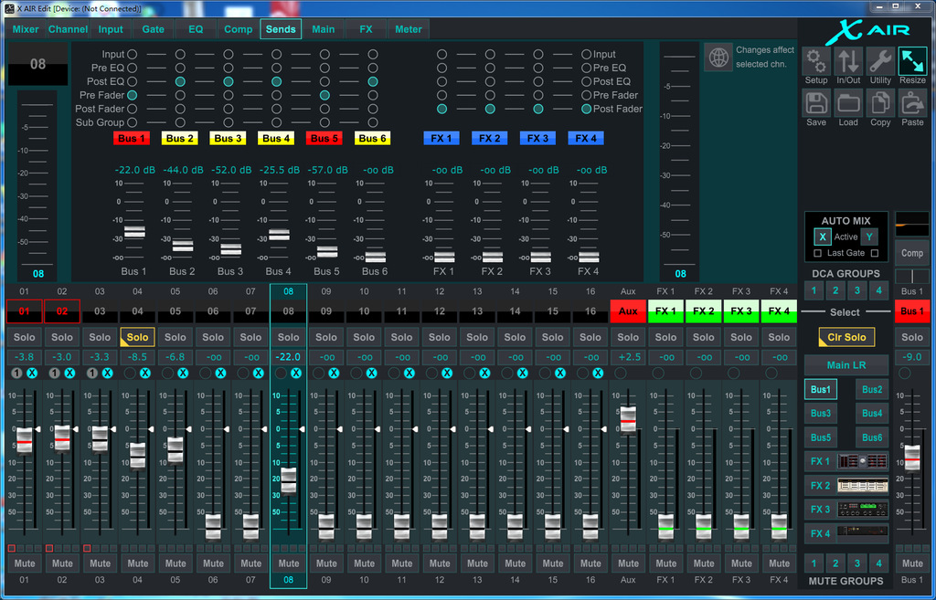 思音SYYP XR16 16进16出数字音频处器，16路数字调音台