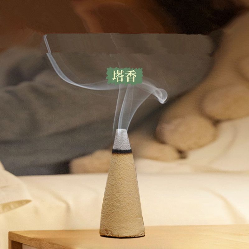 Natural Mugwort Aromatherapy Disinfection Household Mosquito Repellent Tower Incense Indoor Long-Lasting Room Fragrance Toilet Deodorizing Incense