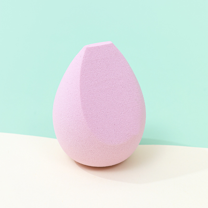 Fábrica personalizada de huevo de maquillaje de tres cuchillos polvo de maquillaje no comer polvo de maquillaje de doble uso esponja de maquillaje huevo de maquillaje al por mayor transfronterizo
