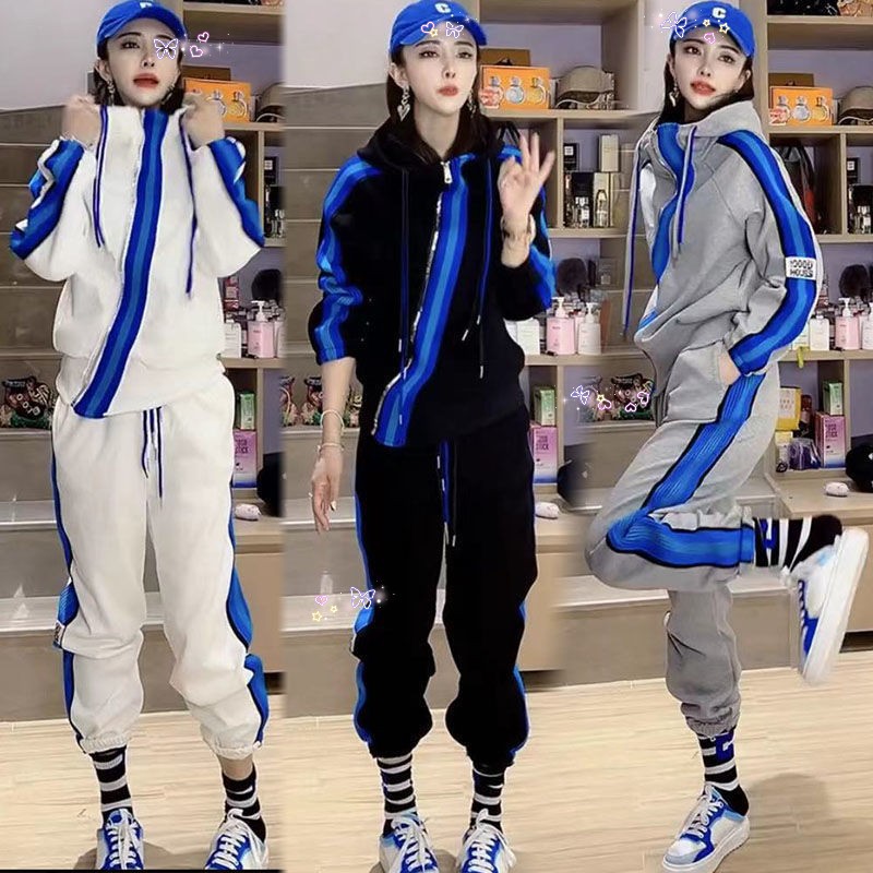 autumn set for leisure with zipper