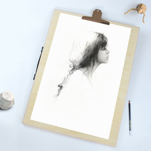 2k drawing board for art students, 4k basswood full-open drawing board, wooden 8k sketch drawing board, design drawing board
