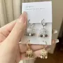 小众镂空法式风铃耳环
