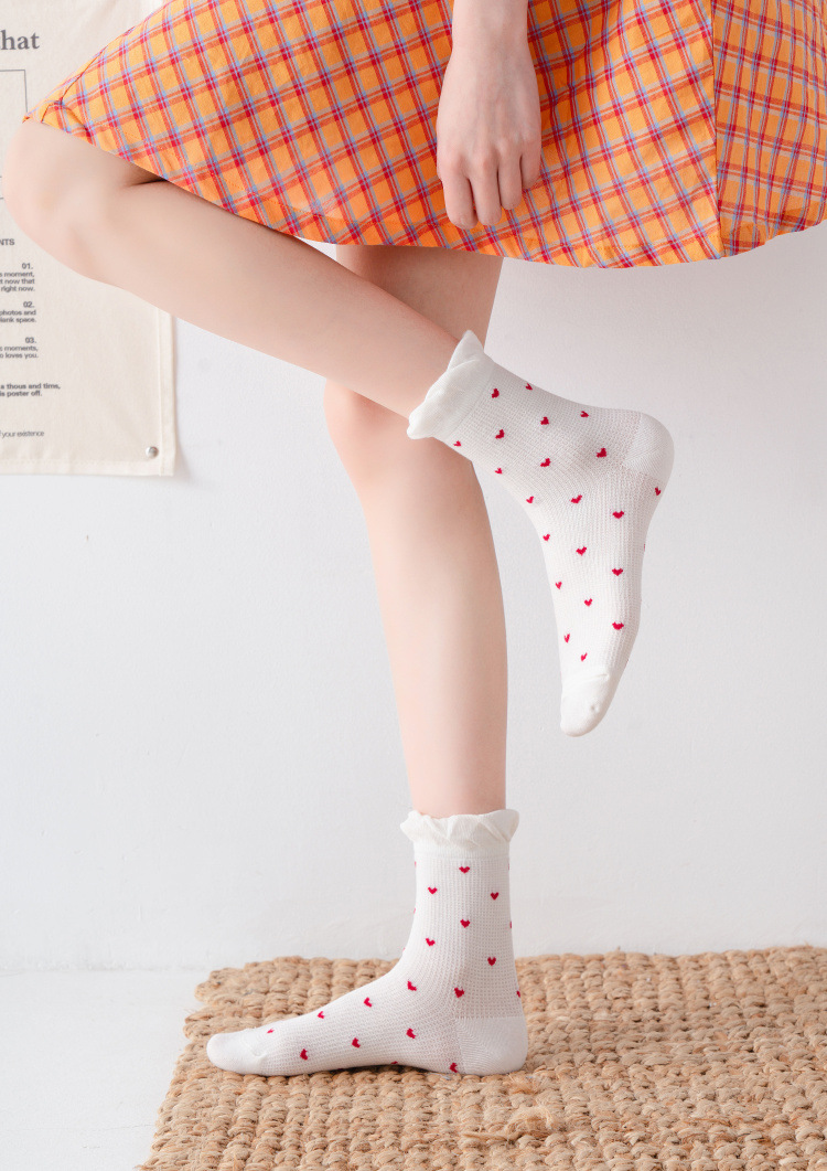 casual new printed pile socks NSFN39920