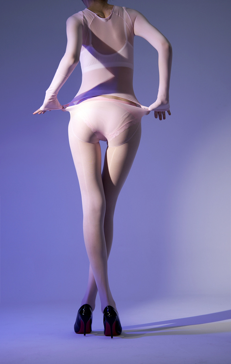 200kg back-off 912-PIN Super brillante transparente más tamaño calcetines de cuerpo completo calcetines de una sola pieza sexy todo incluido calcetines de fondo