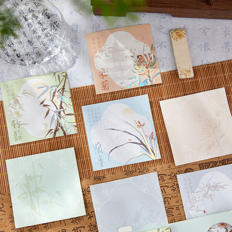 Post-it Órgano Nacional Shiguang Happy Hongfu Series Inspirational Blessing Students Memories Post-it Notes