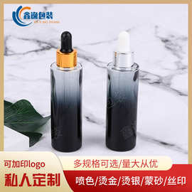 厂家现货直圆单品5ml10ml 20ml30ml滴管精华 原液 精油瓶玻璃制品
