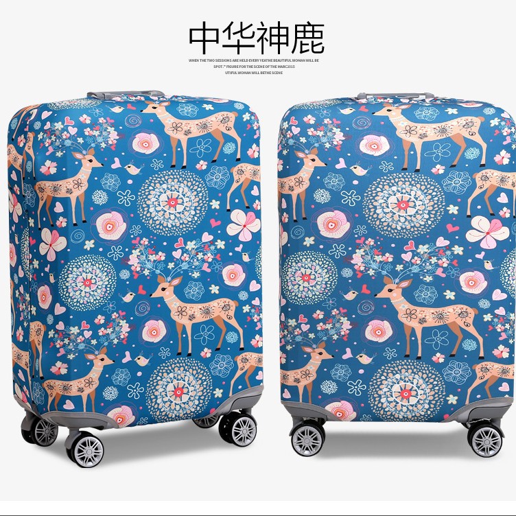 Caja elástica cubierta equipaje cubierta de polvo carro equipaje caja de viaje cubierta protectora 20/24/28/30 pulgadas engrosada