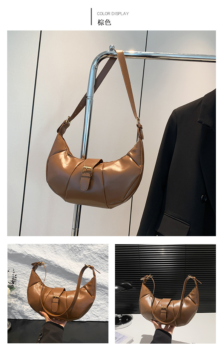 High-end 2024 autumn/winter new underarm bag, handbag, large-capacity commuting single-shoulder crossbody bag, dumpling bag undefined