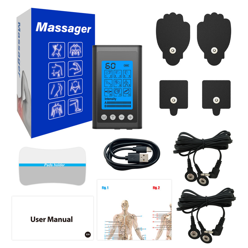 Dr. Shu 独立したデュアルチャンネル TENS 理学療法装置 EMS 筋肉刺激装置電気療法マッサージャー FDA510(k)|undefined