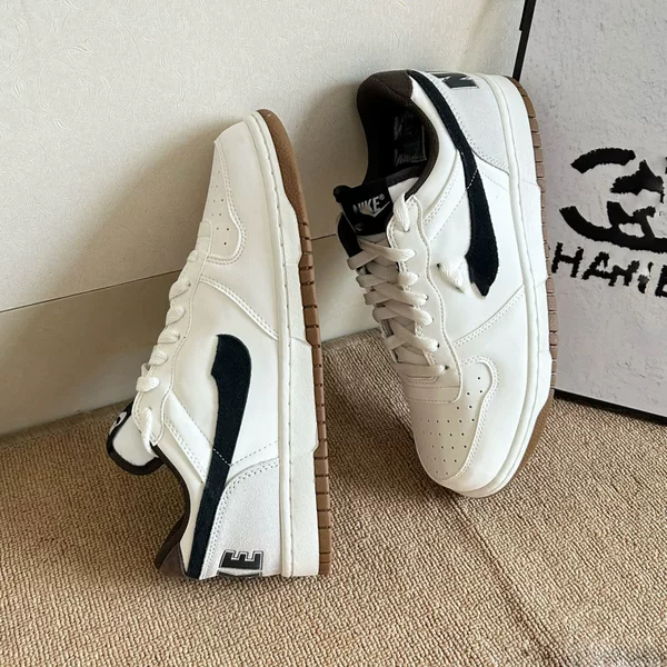 Pure Original Big Low low-top sneakers with comfortable natural rubber soles, versatile white shoes for spring and summer, suitable for both men and women for work and commuting